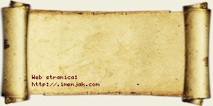 Anita Stanimirović vizit kartica